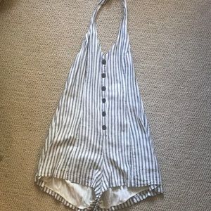 STRIPED HALTER WROMPER